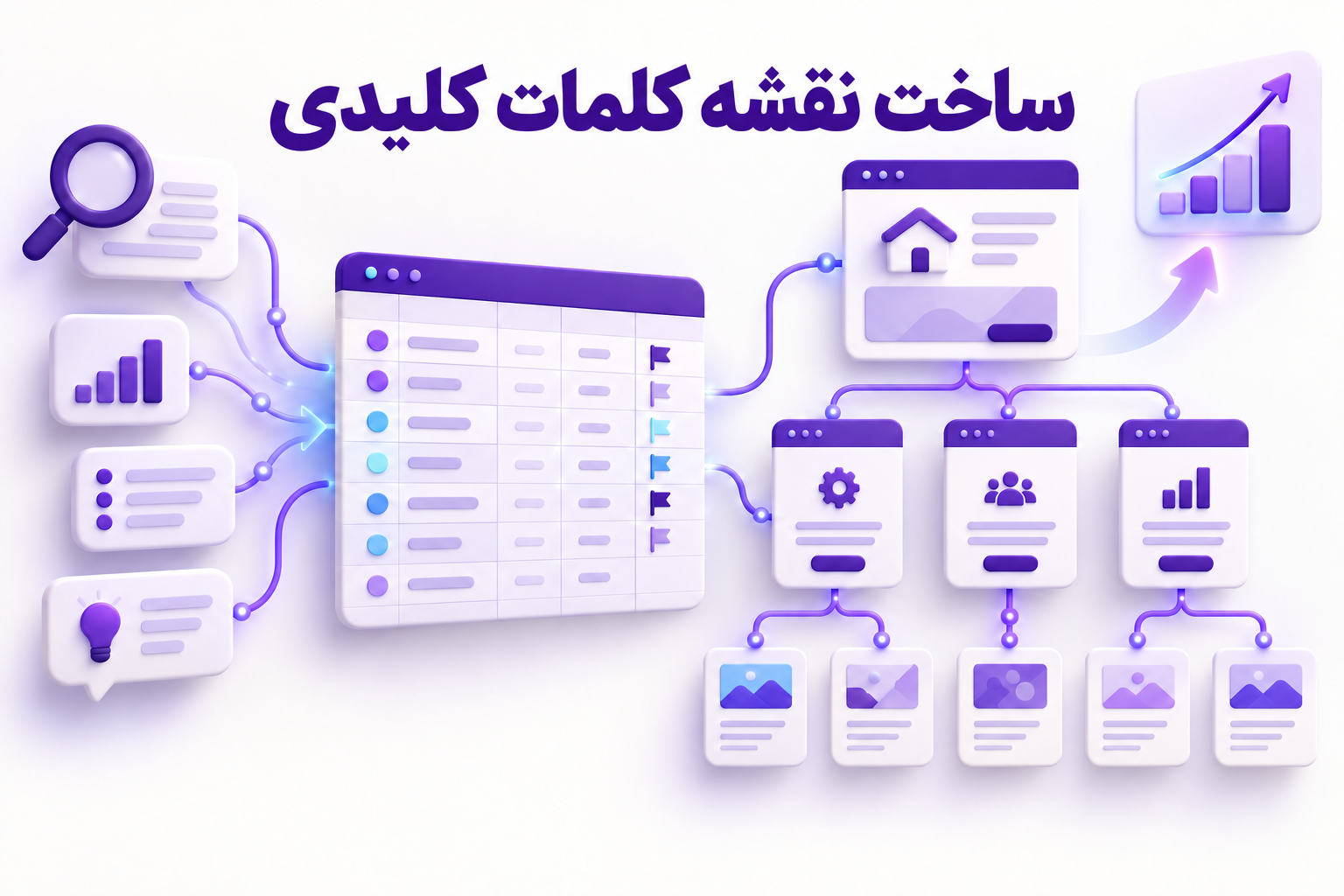 نقشه کلمات کلیدی برای برنامه‌ریزی محتوای سایت